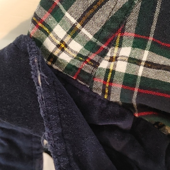 Vintage Holiday Long Sleeve Button Down Womens Sz Medium Plaid Metallic Velvour - Picture 9 of 10